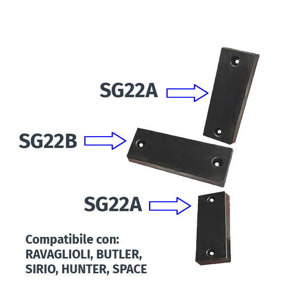 Patins en caoutchouc pour support de jante, côté détalonneur, pour démonte-pneus | SG22A | Compatible avec RAVAGLIOLI, BUTLER, SRIO, HUNTER, SPACE Patins en caoutchouc pour support de jante, côté détalonneur, pour démonte-pneus | SG22A | Compatible avec RAVAGLIOLI, BUTLER, SRIO, HUNTER, SPACE